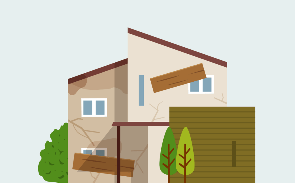 外壁・屋根のひび割れ、剥がれはどうしたいいの？