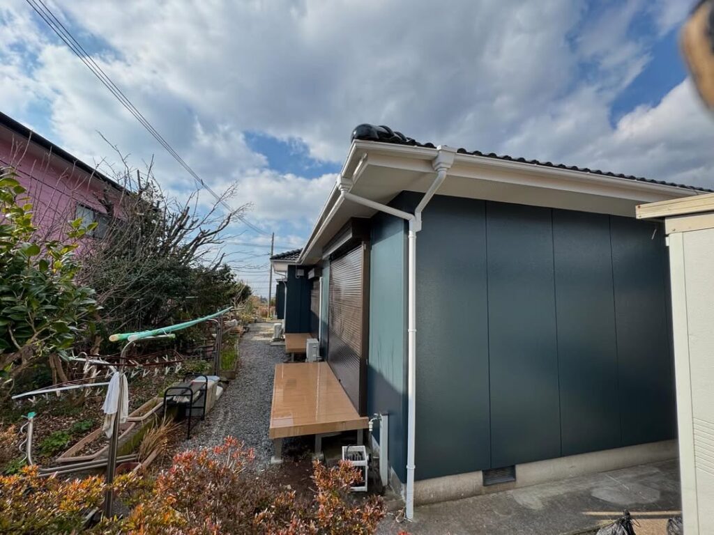 小長井のお客様で屋根、外壁塗装工事が無事に終わりました4