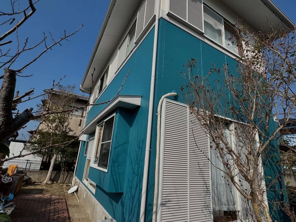 佐世保のお客様で、屋根外壁塗装工事が無事に終わりました3