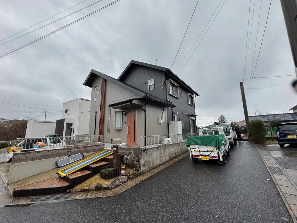 大村のお客様も足場解体まで無事に作業が終わりました2