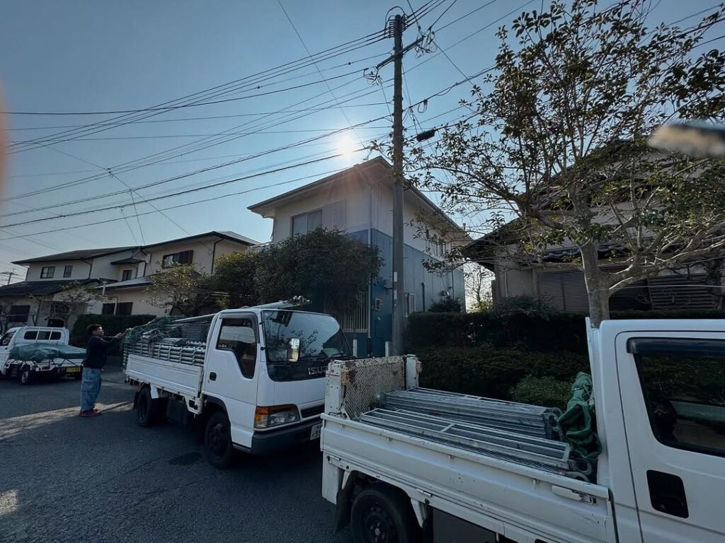 佐世保のお客様で、屋根外壁塗装工事が無事に終わりました2