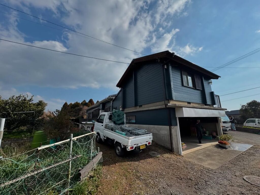 小長井のお客様で屋根、外壁塗装工事が無事に終わりました3